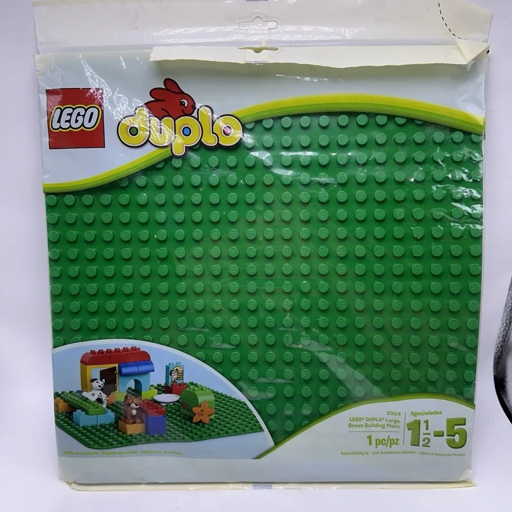 LEGO DUPLO Large Green Building Plate 2304 Baseplate 24x24 Studs New Lot Of 2